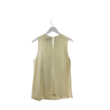 ROBERT RODRIGUEZ RET$275 BEADED SLEEVELESS DESIGNER TOP LEMON ICE 10