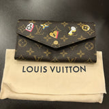 LOUIS VUITTON 2018 LOVE LOCK PORTEFEUILLE LUXE WALLET BROWN