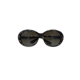 GUCCI TORTOISE ROUND FRAME LUXE SUNGLASSES BROWN/TAN