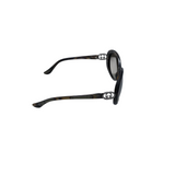 GUCCI TORTOISE ROUND FRAME LUXE SUNGLASSES BROWN/TAN