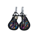 FENDI RUBBER FLIP FLOP DESIGNER SHOES BLACK 38