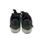 COACH RET$500 LEATHER CAMO SNEAKER MEN SHOE GREEN BLACK 8.5