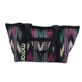 ISABEL MARANT RET. $280 CANVAS TOTE HANDBAG BLACK PINK