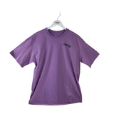 NIKE ROSE ON BACK TEE TOP PURPLE RED MEDIUM