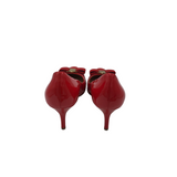 SALVATORE FERRAGAMO RET$680 HEEL PUMP DESIGNER SHOES RED 9
