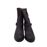 BETTYE MULLER RET$199 ANKLE BOOTS BROWN 7.5