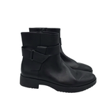 AETREX ZIPPER BOOTIE BOOTS BLACK 7