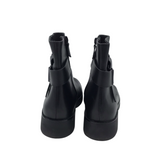 AETREX ZIPPER BOOTIE BOOTS BLACK 7