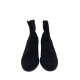 STUART WEITZMAN RET$595 SUEDE BOOTIE DESIGNER BOOTS BLACK 6.5M