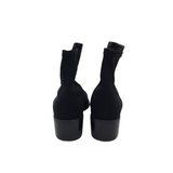 STUART WEITZMAN RET$595 SUEDE BOOTIE DESIGNER BOOTS BLACK 6.5M