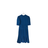 CAROLINA HERRERA KEY HOLE SHORT SLEEVE DESIGNER DRESS BLUE 8