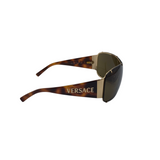VERSACE MOD 2057 OVERSIZE LUXE SUNGLASSES BROWN