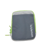 LULULEMON CROSSBODY NYLON HANDBAG GREY WHITE