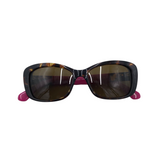 KATE SPADE W/CASE PLASTIC FRAME SUNGLASSES/READERS TORTOISE PINK