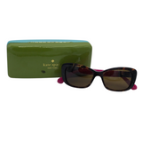KATE SPADE W/CASE PLASTIC FRAME SUNGLASSES/READERS TORTOISE PINK