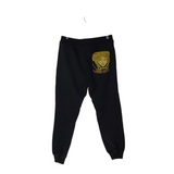 VERSACE JOGGER SWEATS MEN PANT BLACK GOLD MEDIUM