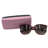 KATE SPADE W/CASE PLASTIC FRAME SUNGLASSES/READERS BROWN