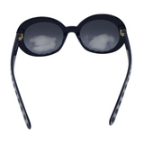KATE SPADE STRIPE W/CASE SUNGLASSES/READERS NAVY WHITE