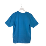 FENDI ALL OVER FF LOGO TEE SHORT SLEEVE MEN SHIRT AQUA SMALL