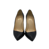 CHRISTIAN LOUBOUTIN RET $845 NAPPA LEATHER "PIGALLE" LUXE SHOES BLACK 37