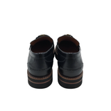 COACH LOAFER FLOWERS SHOES BLACK 9B