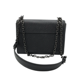 LOUIS VUITTON "TWIST" MM EPI LEATHER LUXE HANDBAG GREY