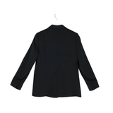REBECCA TAYLOR LONG SLEEVE DESIGNER BLAZER BLACK 0