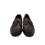 ALLEN EDMONDS LEATHER LOAFER MEN SHOE BROWN 9.5