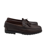 ALLEN EDMONDS LEATHER LOAFER MEN SHOE BROWN 9.5