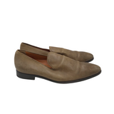 ETRO DISTRESSED LOAFERS MEN SHOE BROWN 15