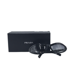 PRADA THICK PLASTIC SPR05N LUXE SUNGLASSES BLACK