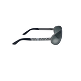 PRADA FRAME SPR 591s LUXE SUNGLASSES SILVER