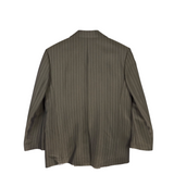 SANDRO RET$565 PINSTRIPE DESIGNER BLAZER GREY 38