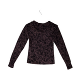 LULULEMON ZIP HOODIE ACTIVEWEAR MAUVE BLACK 2