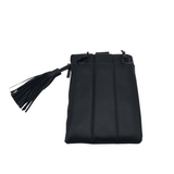 THACKER RING TASSEL WRISTLET HANDBAG BLACK