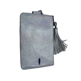 THACKER RING TASSEL WRISTLET HANDBAG SILVER