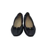 SALVATORE FERRAGAMO FLAT BALLET SHOES BLACK 9