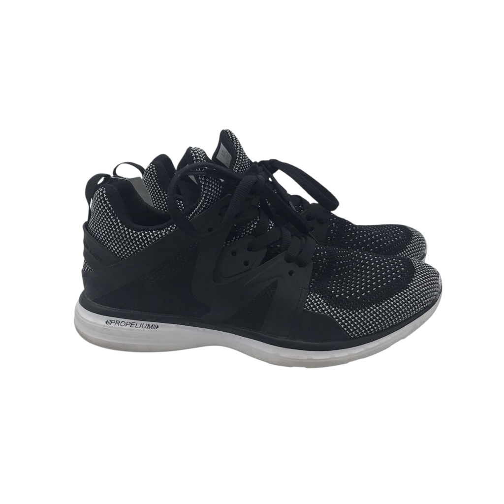 APL RET$225 "ASCEND" SNEAKER SHOES BLACK WHITE 8.5
