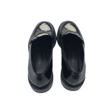 STUART WEITZMAN SNAKE PRINT LOAFER MEN SHOE BLACK WHITE 11.5B