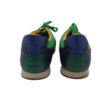 BURBERRY PRORSUM THE FIELD COLORE BLOCK SNEAKERS MEN SHOE BLUE/GREEN 45
