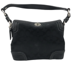 COACH SMALL LOGO SHOULDER HANDBAG BLACK