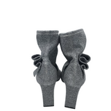 SIGERSON MORRISON SOCK BOOTIES BOOTS SILVER 9.5