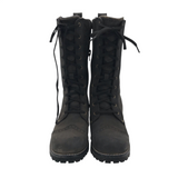 WOOLRICH W/BOX LACE UP BOOTS CHARCOAL 7.5