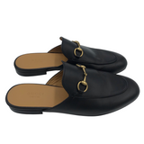 GUCCI PRINCETOWN LEATHER MULES w/ BOX LUXE SHOES BLACK 37.5
