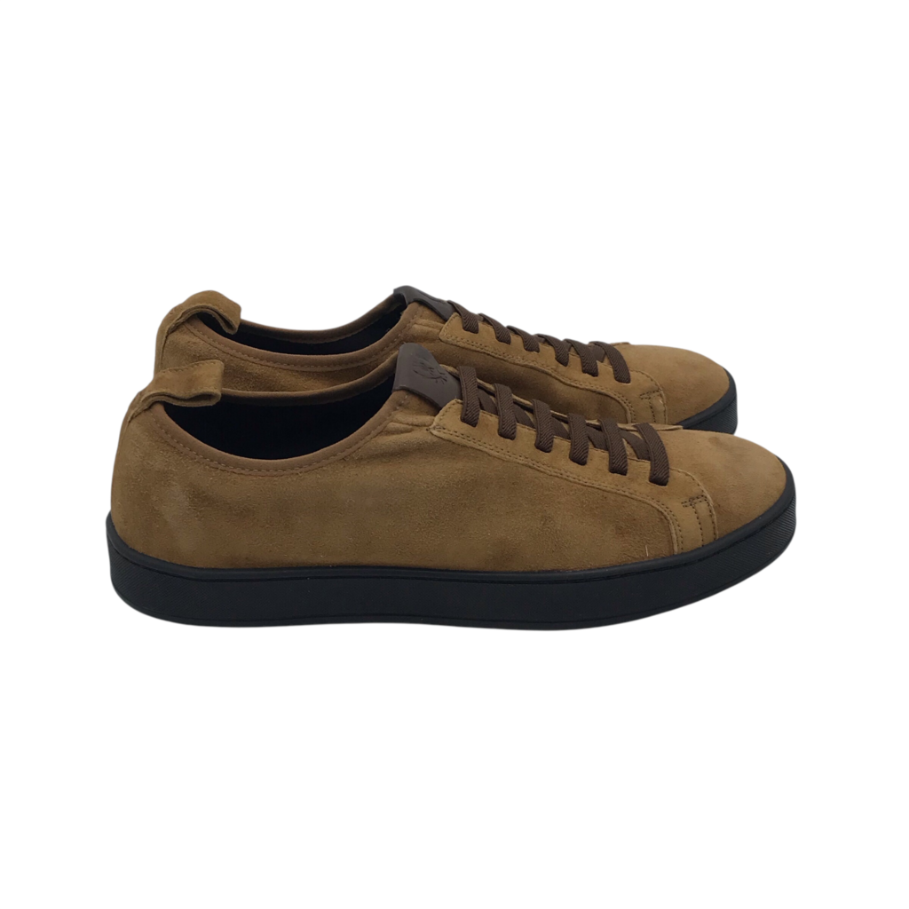 MARTIN DINGMAN NWB$140 SUEDE SNEAKER SHOES BROWN 8.5