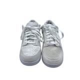 NIKE VELVET DUNK LOW DESIGNER SHOES WHITE 7.5