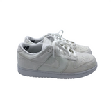 NIKE VELVET DUNK LOW DESIGNER SHOES WHITE 7.5