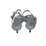 VANELI STRAPPY HEELS SHOES SILVER 9.5