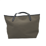 COACH LARGE TOTE W/DUSTBAG HANDBAG BLACK BROWN