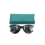TIFFANY & CO TF3058 BUTTERFLY w/ CASE & BOX LUXE SUNGLASSES BLACK